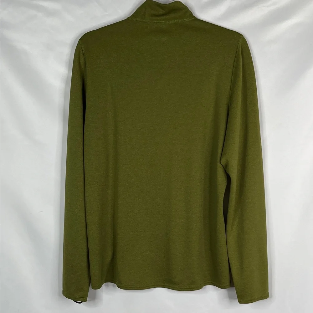 Patagonia Men's Capilene 3 1/4 Zip-Up in green